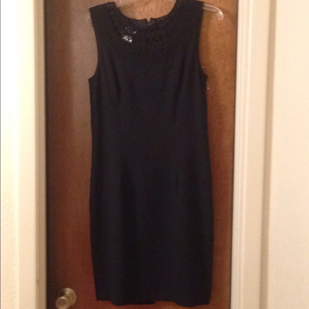 Carole Little vintage black dress
